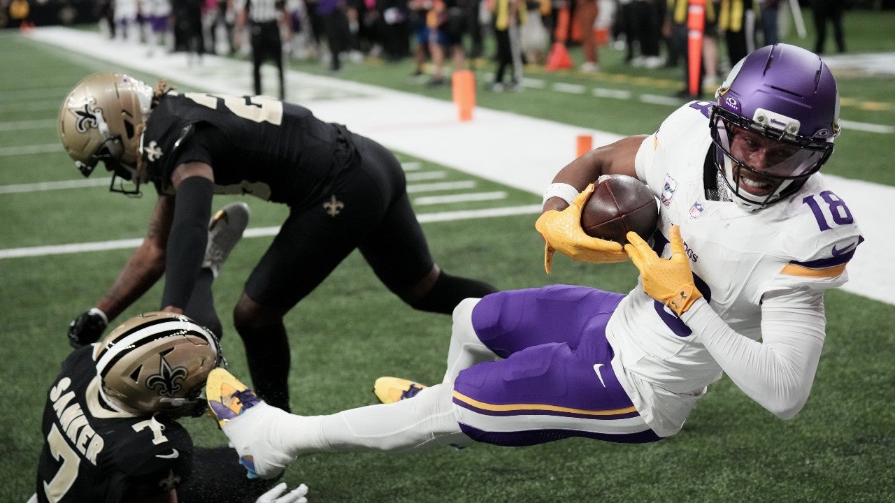 Jefferson, Jones and Murray all produce to help the unbeaten Vikings top the slumping Saints 23-13 โ KSTP 5