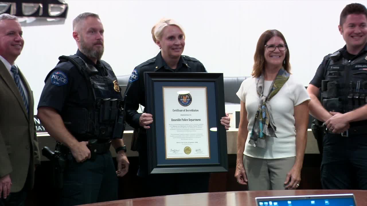 Roseville Police Department becomes first state-accredited agency, chief touts immediate impact — KSTP 5, Shakopee Government news