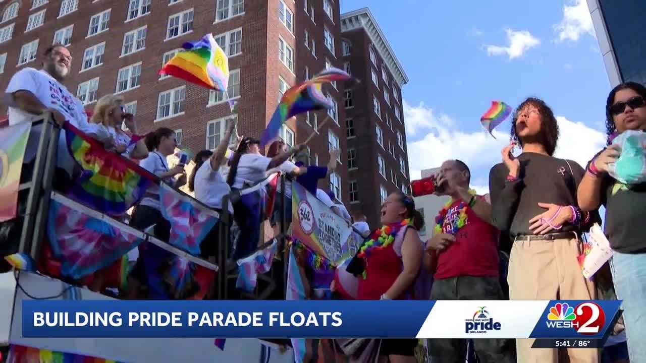 Inside the Central Florida workshop helping create floats for Come Out With Pride — WESH 2 Orlando, Shakopee Business news