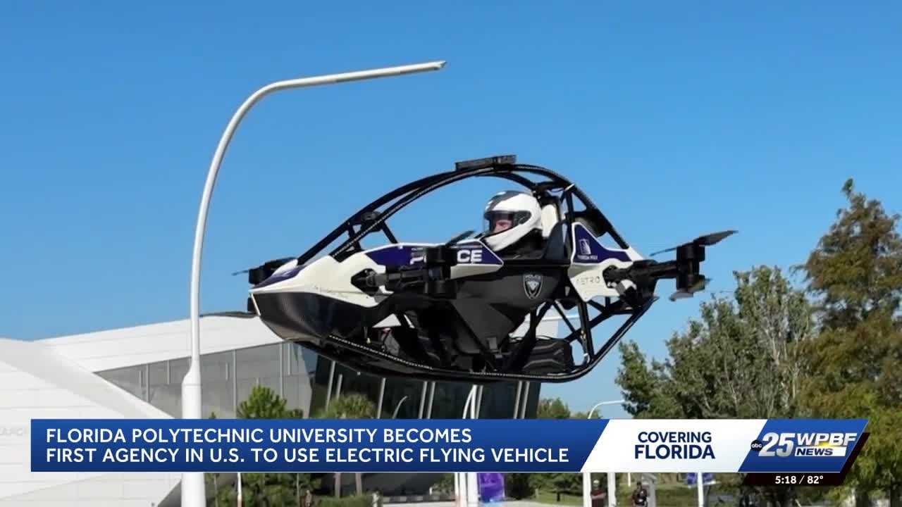 Florida Polytechnic University develops electric flying vehicle for police emergencies — WPBF West Palm Beach, Shakopee Community news