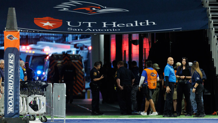 Military member dies after falling while rappelling from Alamodome's ceiling before UTSA vs. Navy game — NewsWest 9 (Permian Basin), Shakopee Sports news