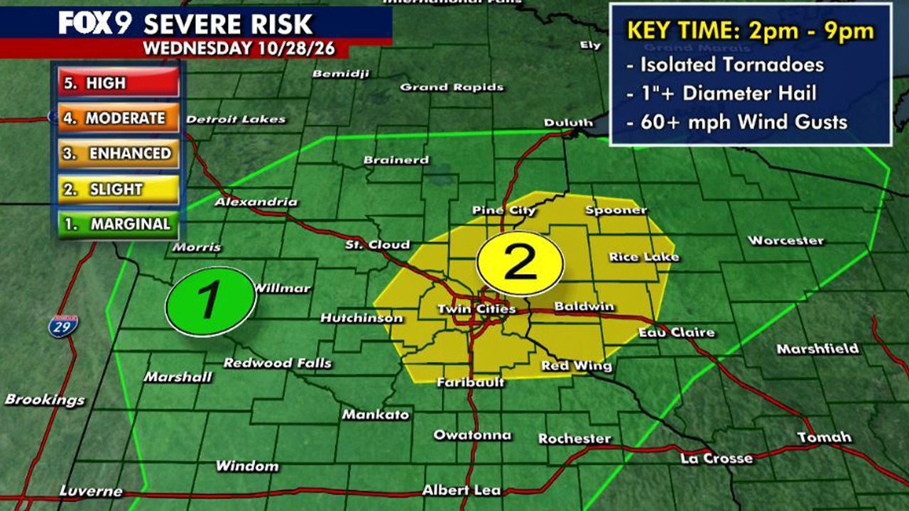 Minnesota weather: Mild and humid with strong storms possible Wednesday — Shakopee Community news